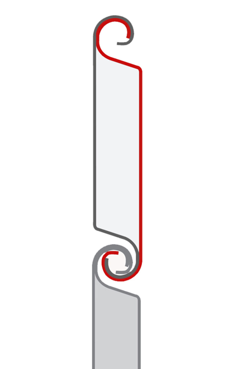 IsoPlus Fensterprofil Technische Zeichnung
