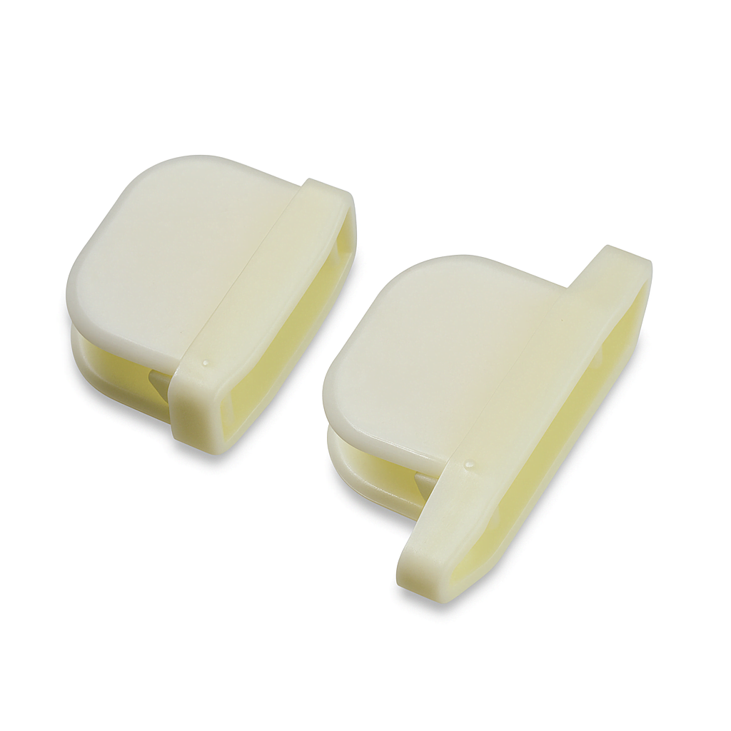 Kunststoffendstück mit Schleißflächen